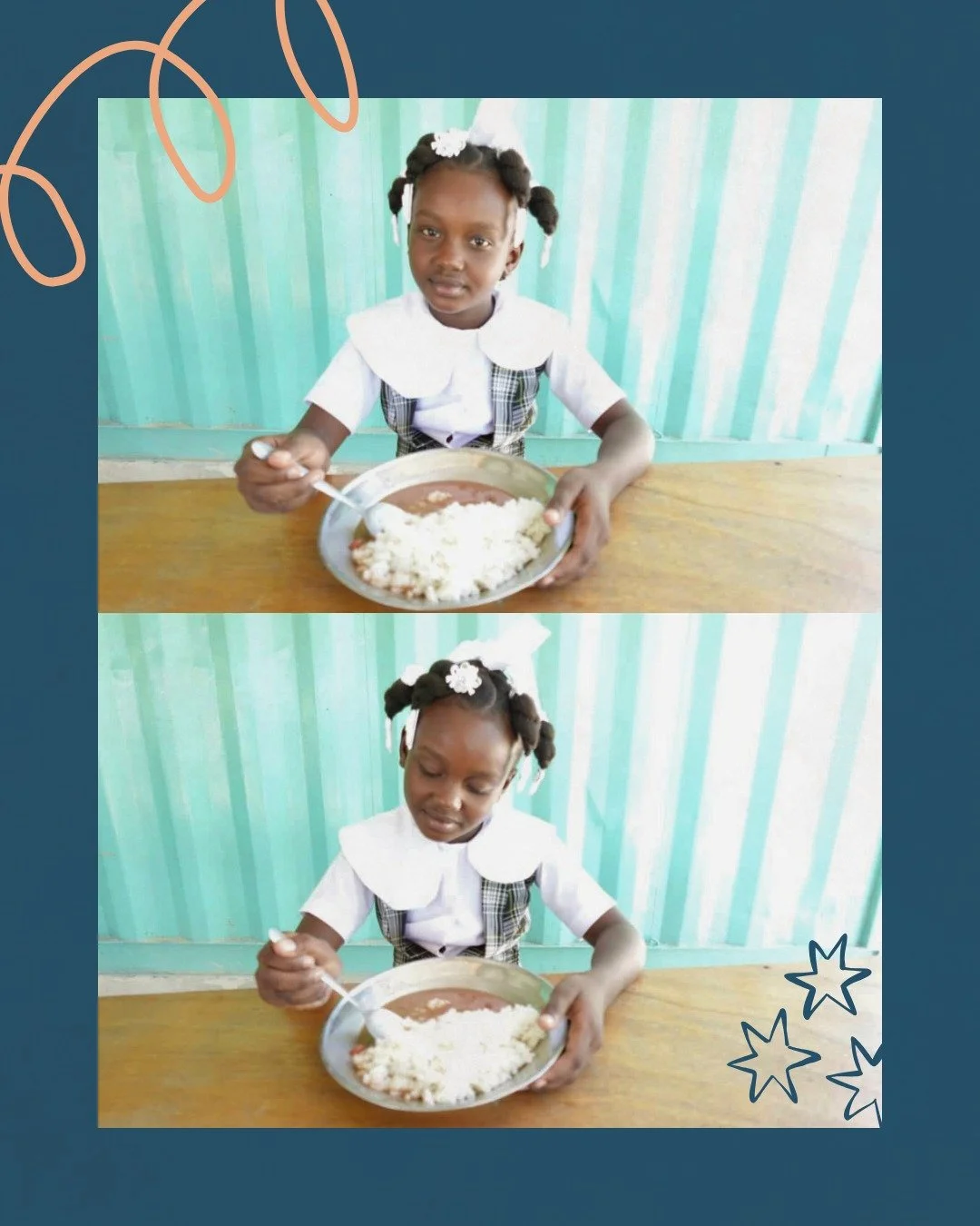 When Gaslanda sits down to eat at school, she calls it something simple but profound. "We are a big family."

At home, food isn't always guaranteed. But at school, a warm meal shows up every day. And that consistency has changed everything.