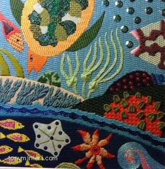 Stitched by PARKER Carol - Maggie Seashells & Starfish M-1425.jpg