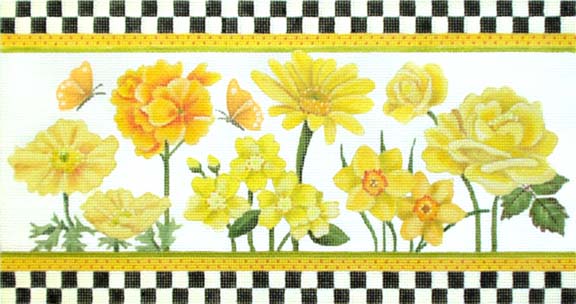 1543-B Yellow Floral Checkerboard.jpg