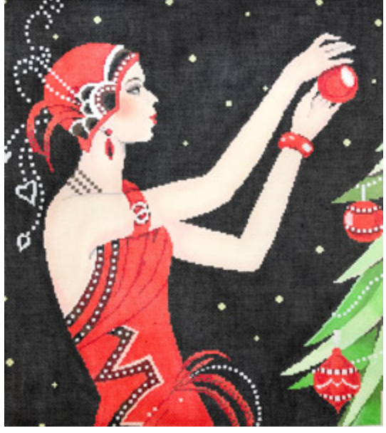 43 - C-562B - ART DECO LASY CHRISTMAS.png