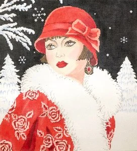 43- C-562-D - ART DECO LADY:WINTER.jpeg