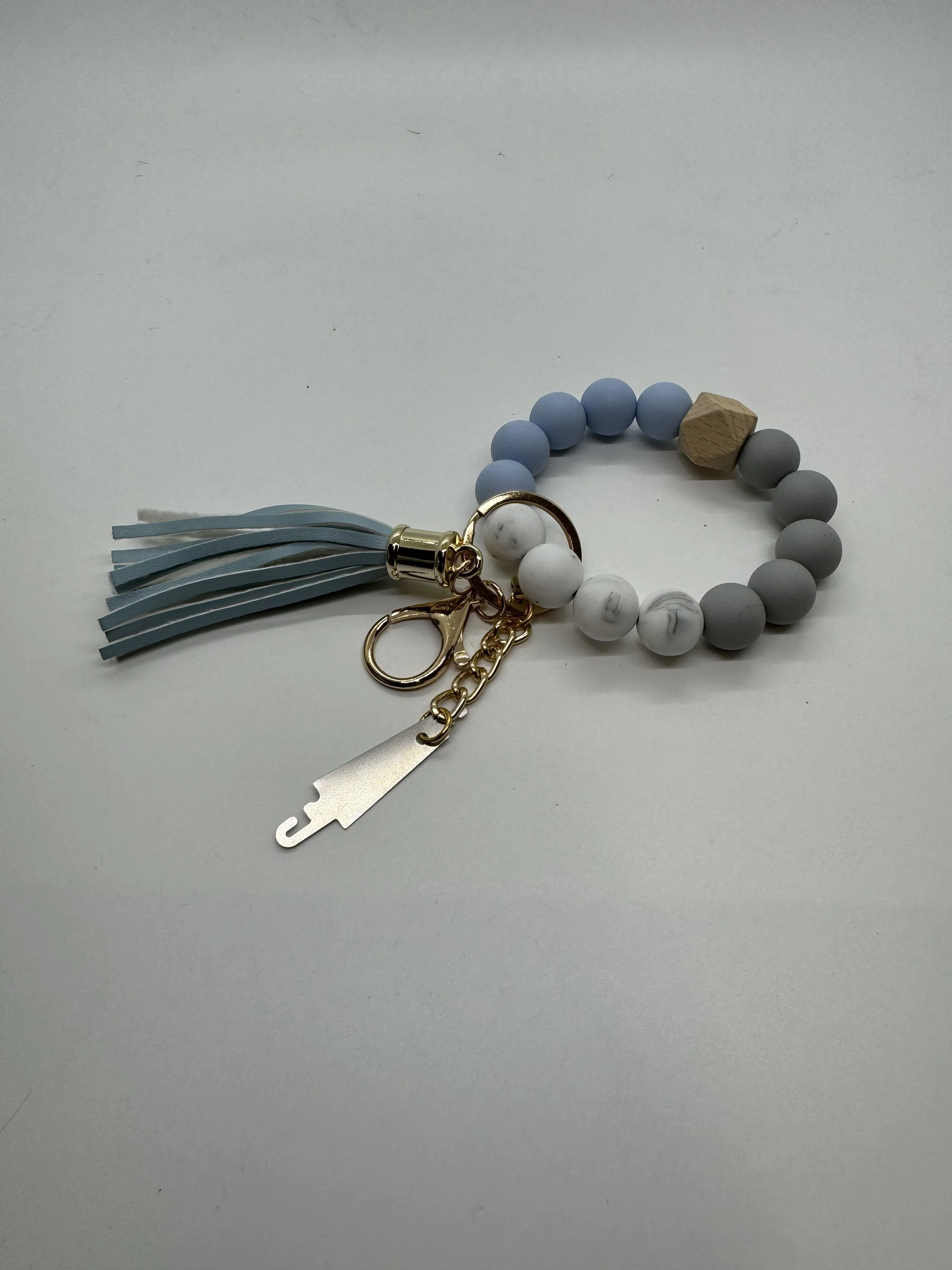 fob-Powder blue Bracelet Fob with Threader.jpg