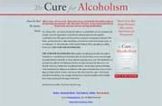 "The Cure for Alcoholism" Website Design | moxiestudio.com