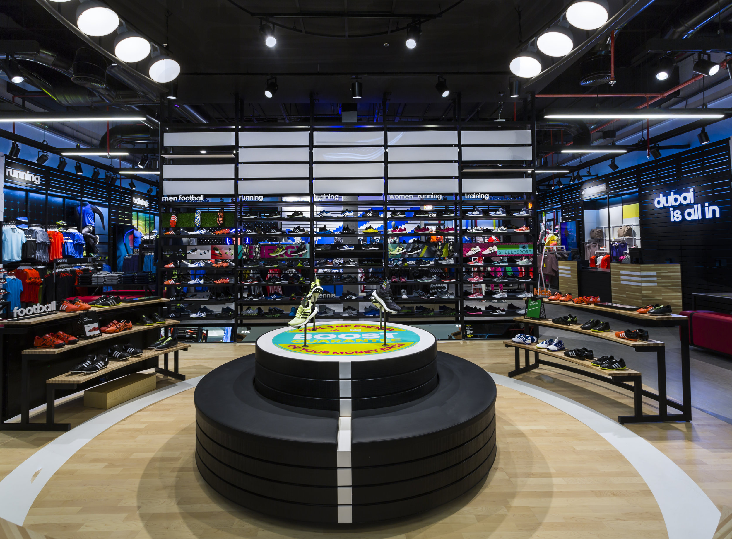 Adidas Store Mall of Emirates Dubai — Kartik Sury Photography