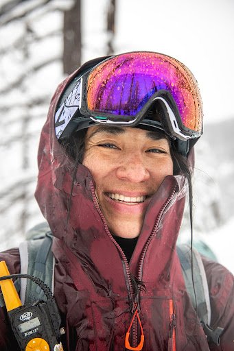 An image of Dani during the trip with AdventurUs.