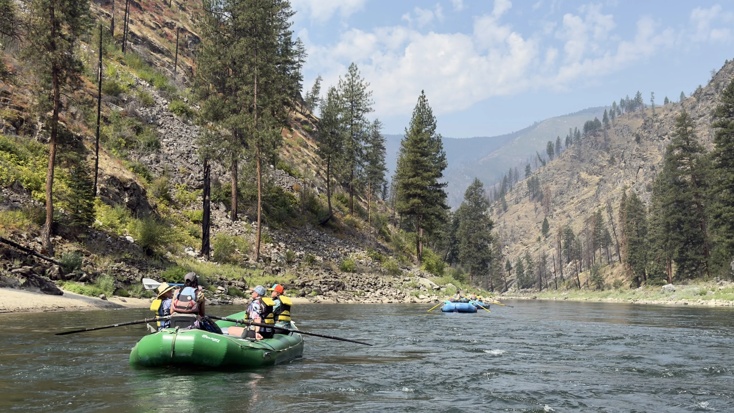 Women Rafting on Salmon River