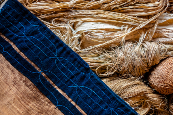 Ainu stitching