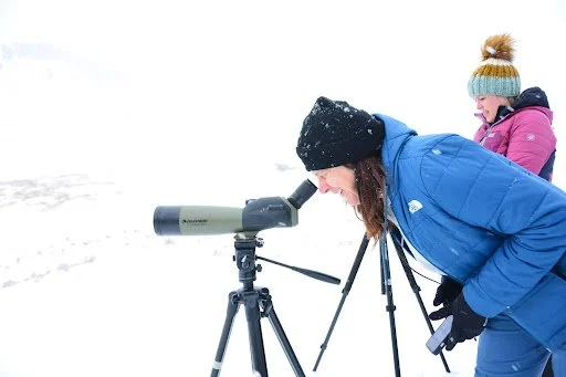 An image of Penny Bordokas during a hike.