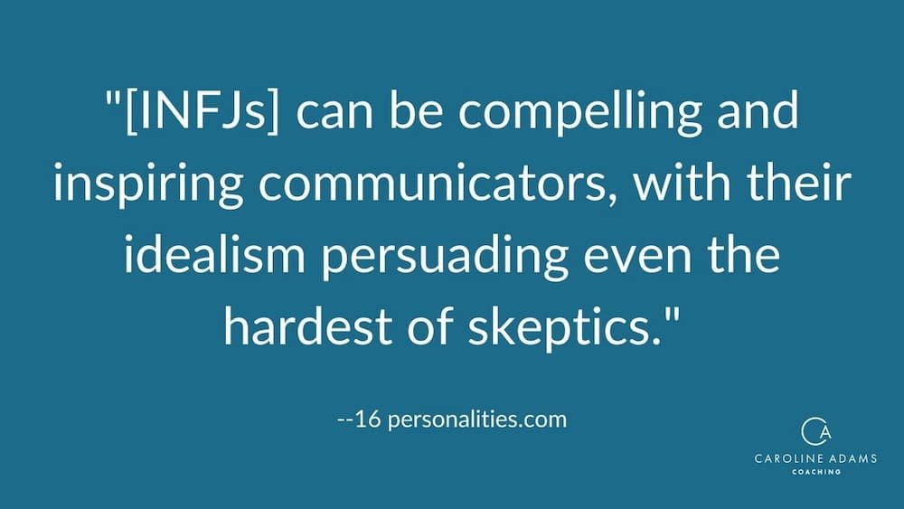 INFJ careers INFJs are inspiring communicators