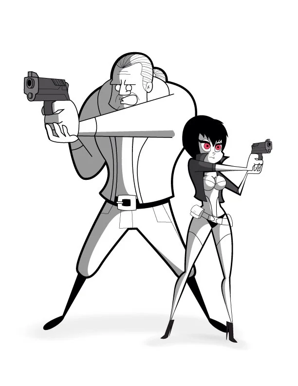 Characters by Masamune Shirow 😎