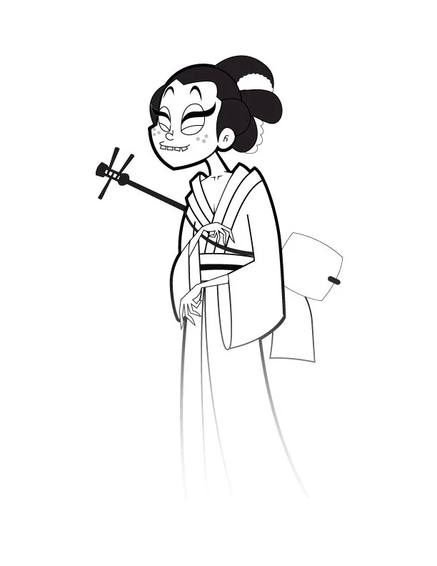  Goze no   Yurei – The Yurei of the Blind Female Musician