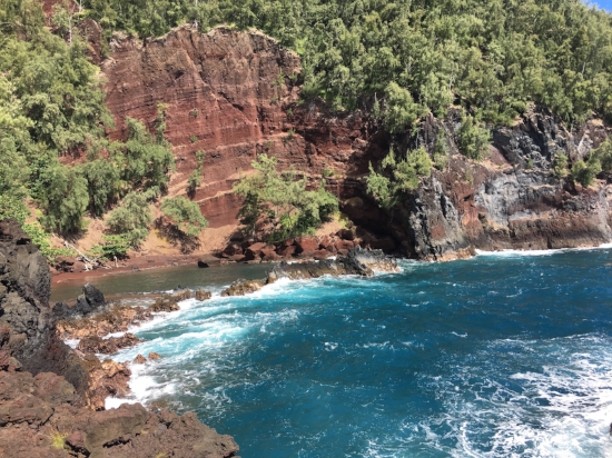 Dreaming about this red sand beach in Hana, Maui