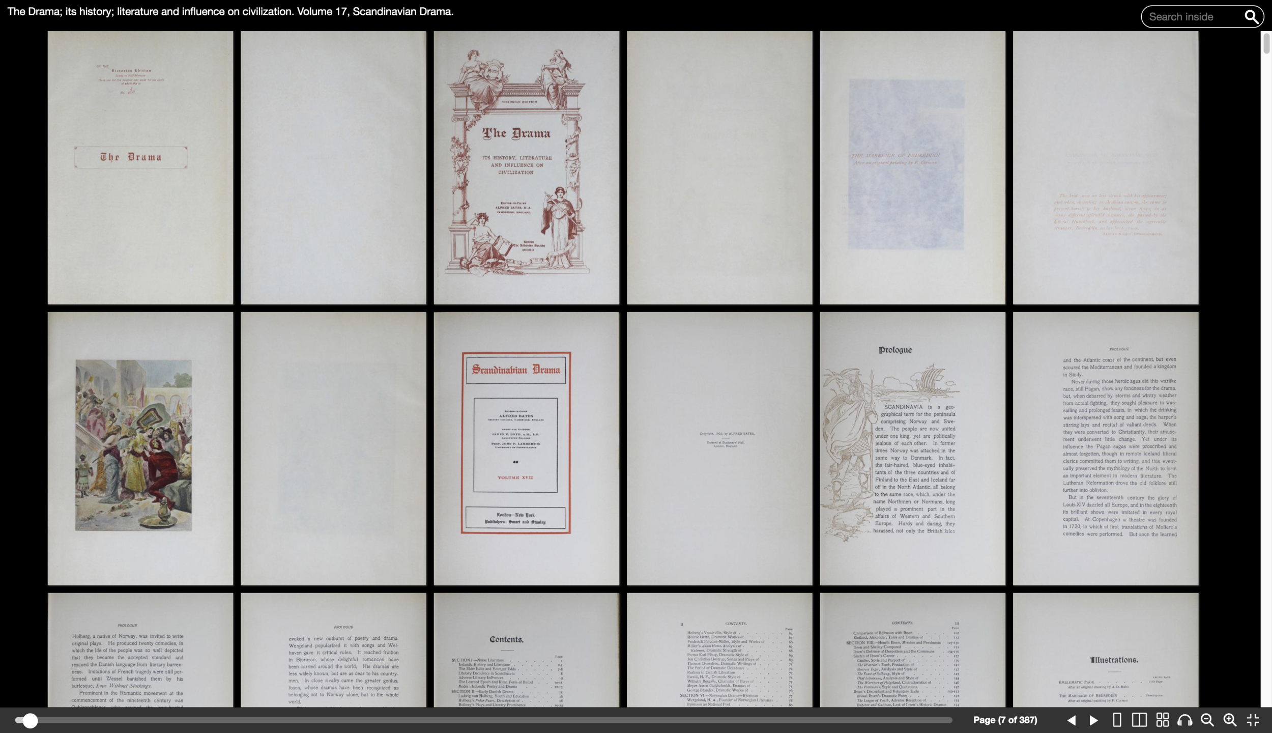   Grid view of the    e-book in the Internet Archive   .  