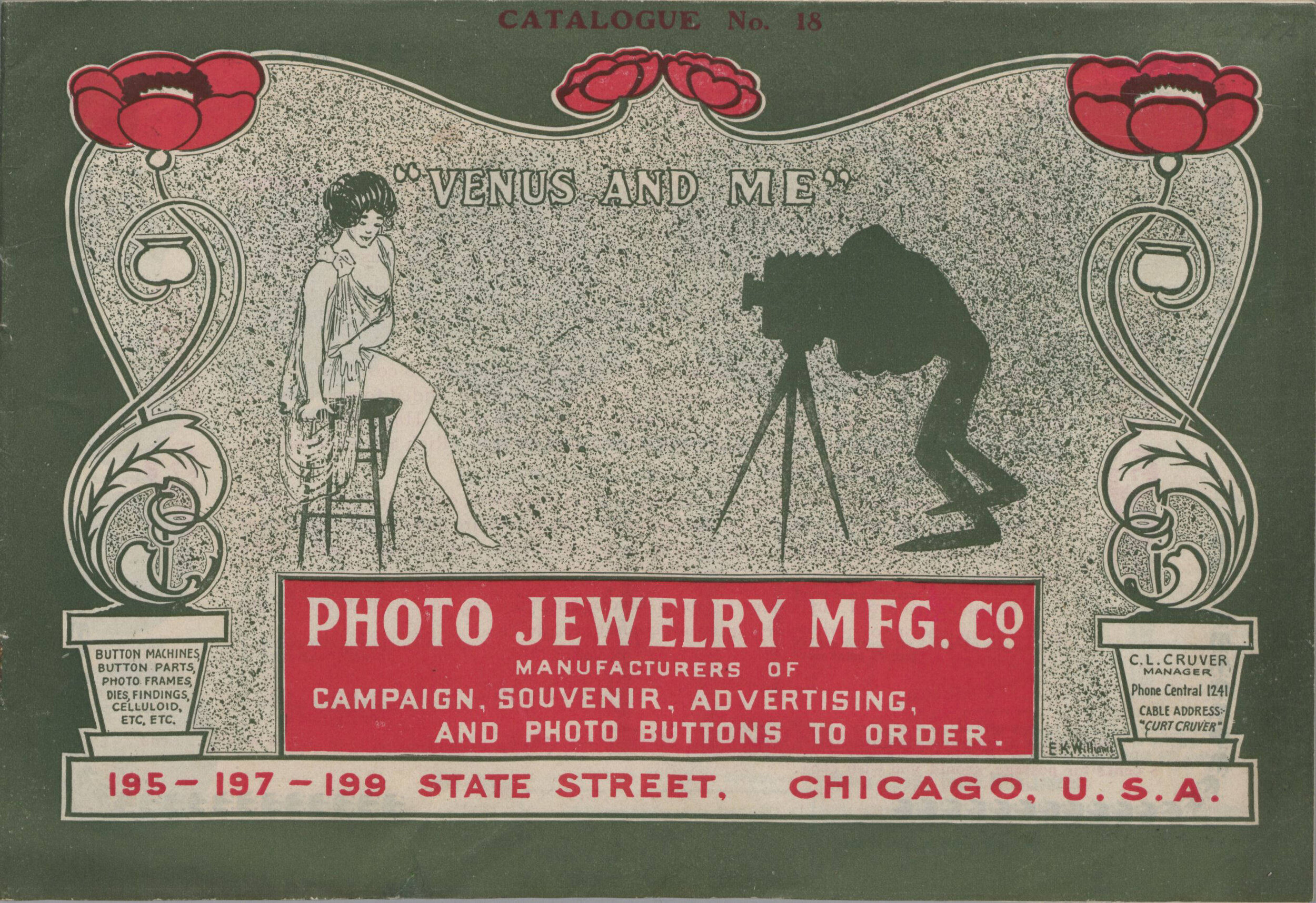     Venus and Me    &nbsp;(Chicago: Photo Jewelry Mfg. Co., 1900).  