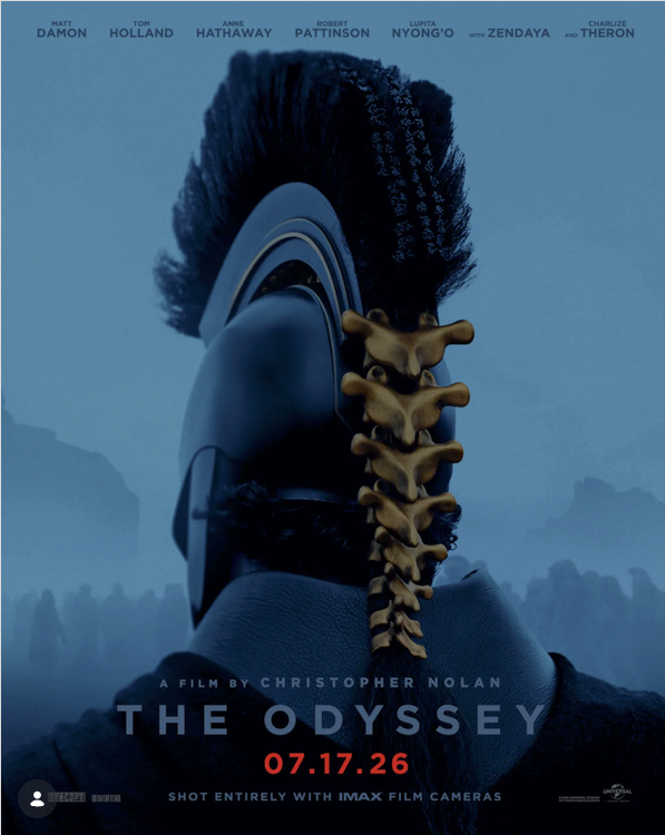 Poster for Nolan's Odyssey movie