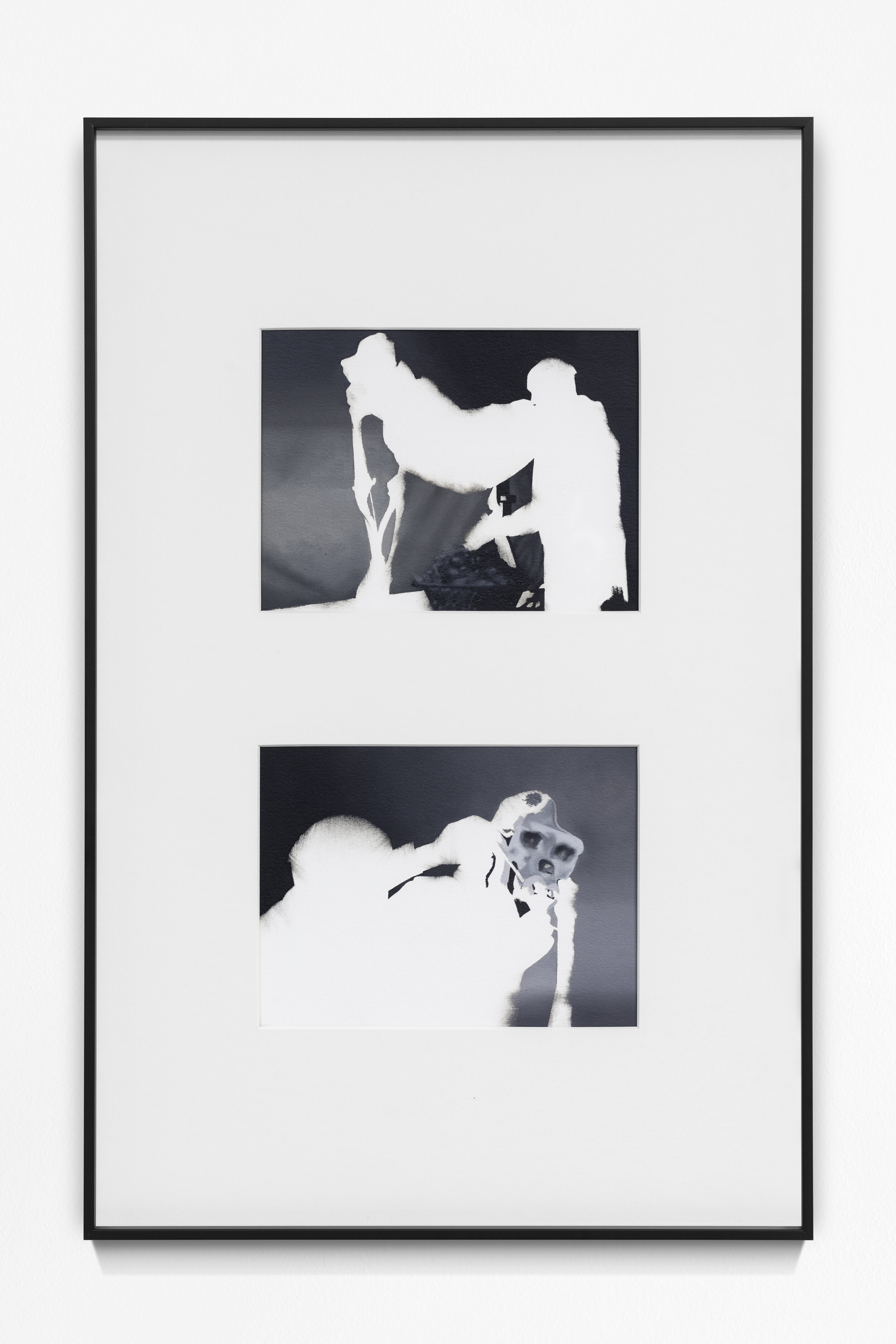    Tenderness   , oil on paper, 14x22,5cm (53x34cm framed)    2019  