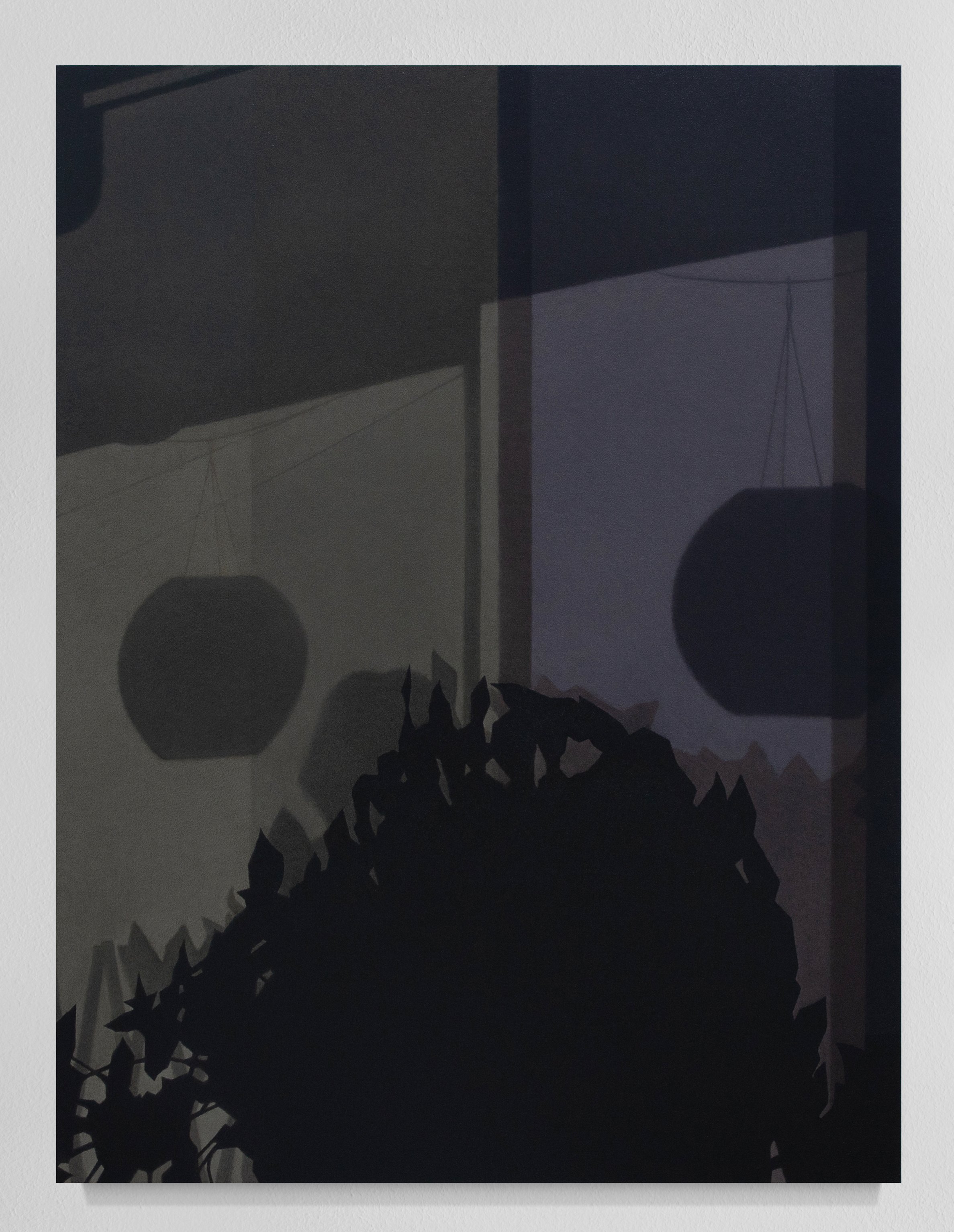 Variations of a sunset I , oil and wax on canvas, 160x120cm 2022