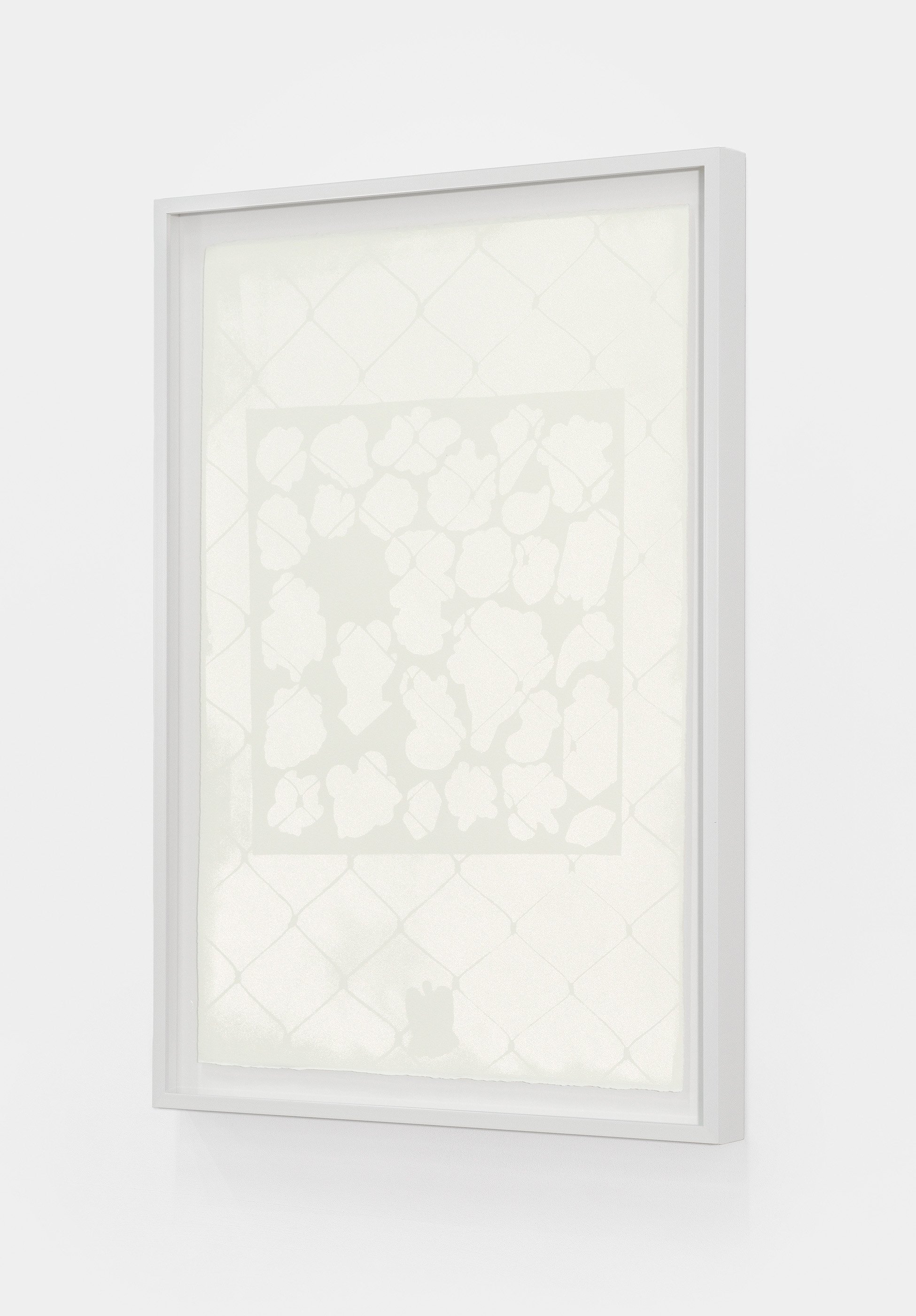 Notes to Self , glass powder on paper, 34×44cm 2024