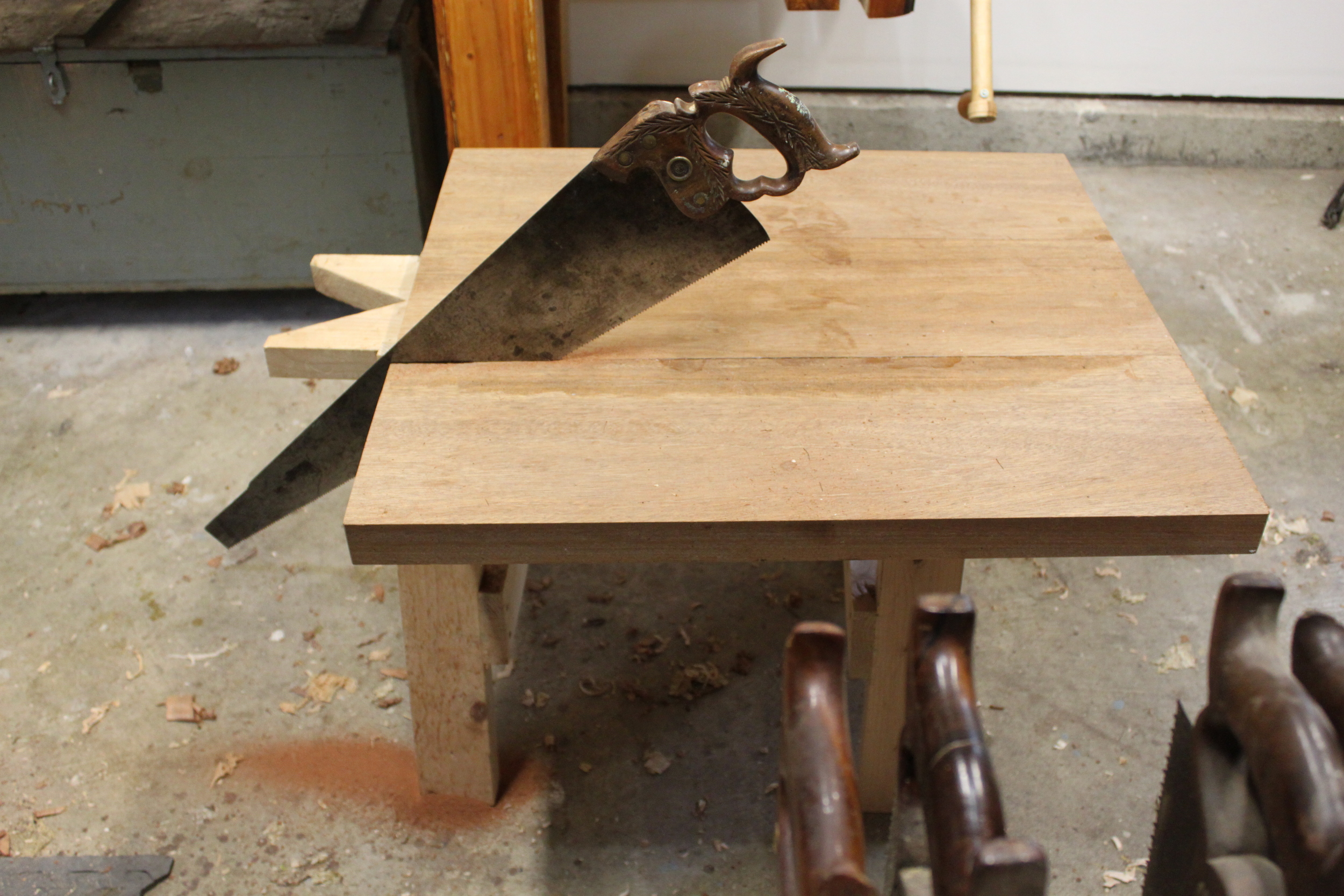Sawing through this material was quite a workout.