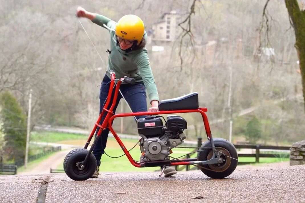 Turning a POWER WASHER into a MINI BIKE