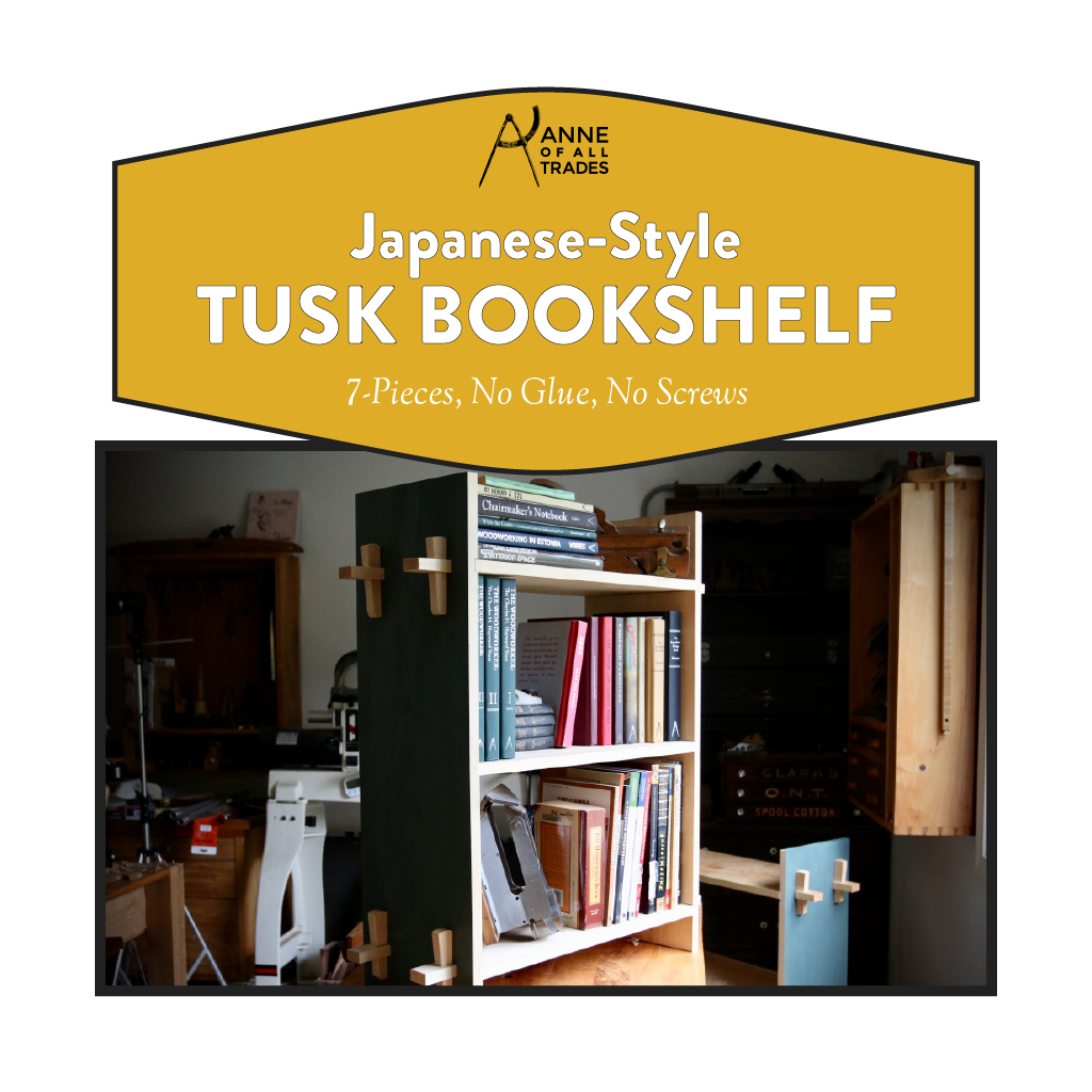 Japanese-Style Tusk Bookshelf Plans