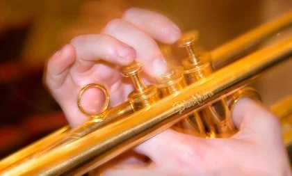 A great action shot of my Blackburn trumpet.