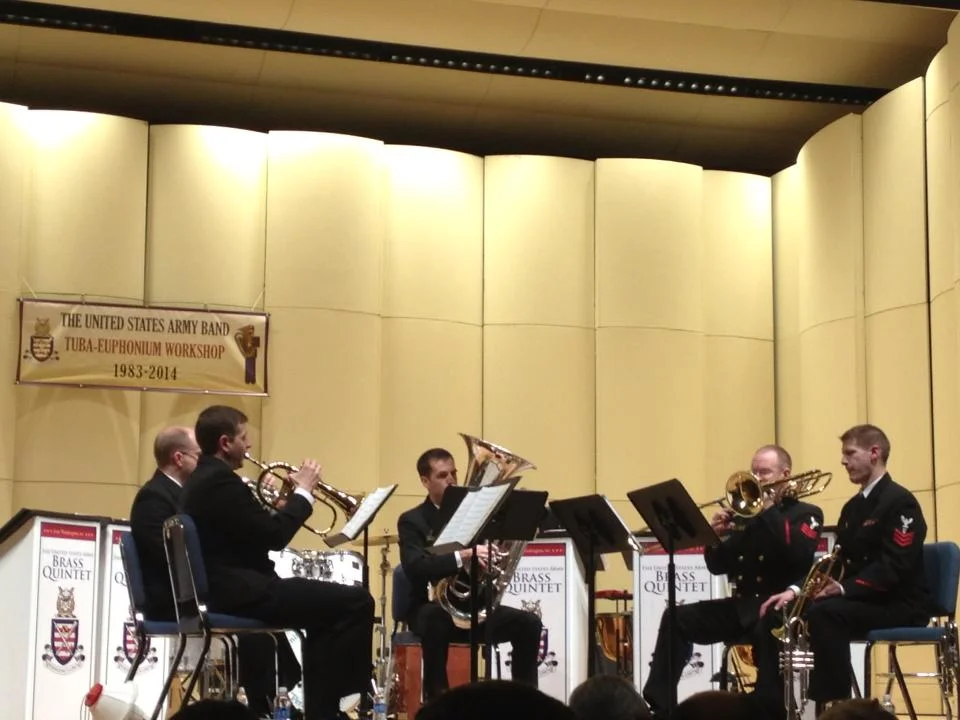 Performance at the 2014 US Army Band's Tuba/Euphonium Conference.