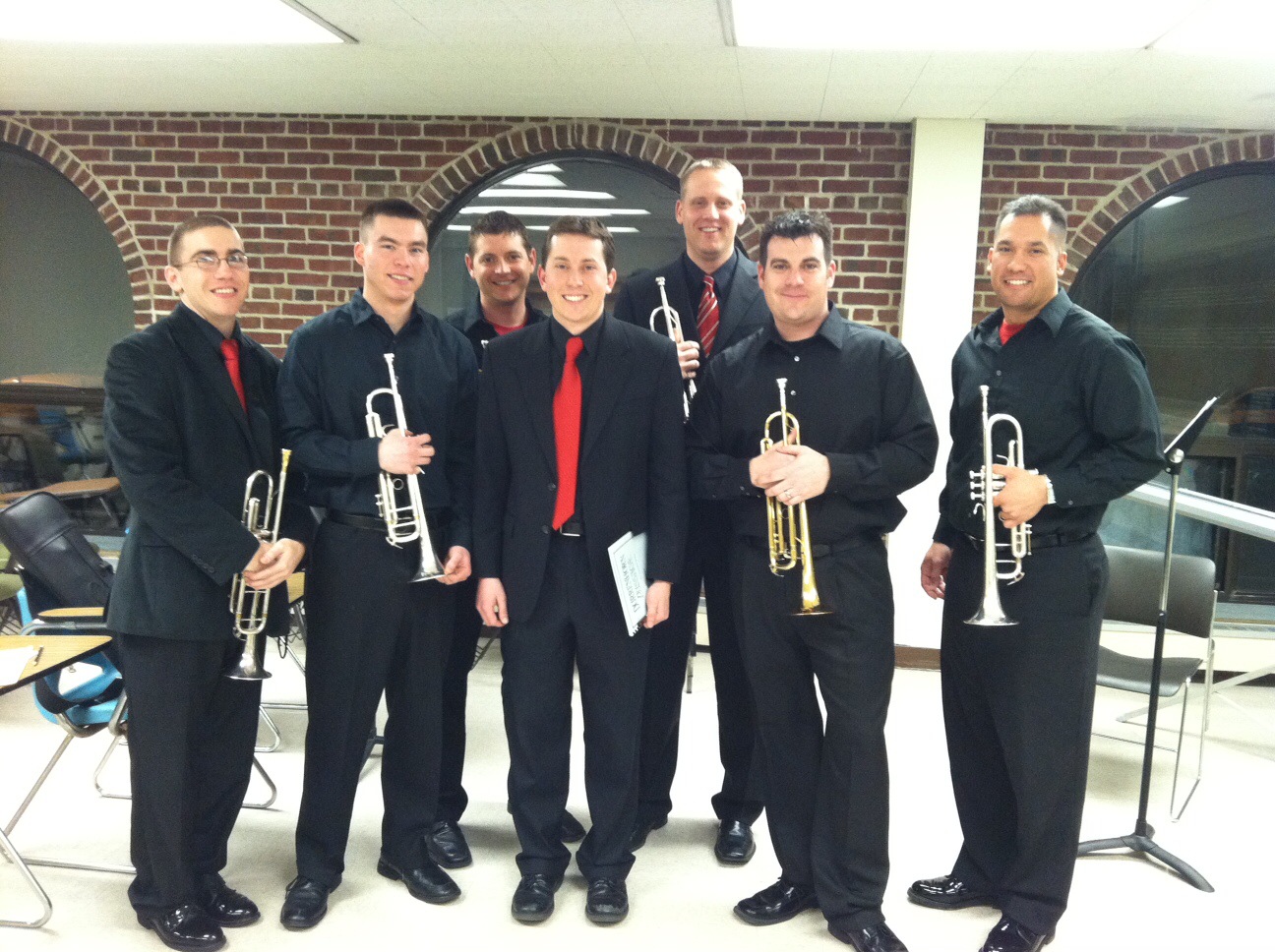 We had just finished performing Kevin McKee's Dürrenhorn Passage at a Great Noise Ensemble concert.
