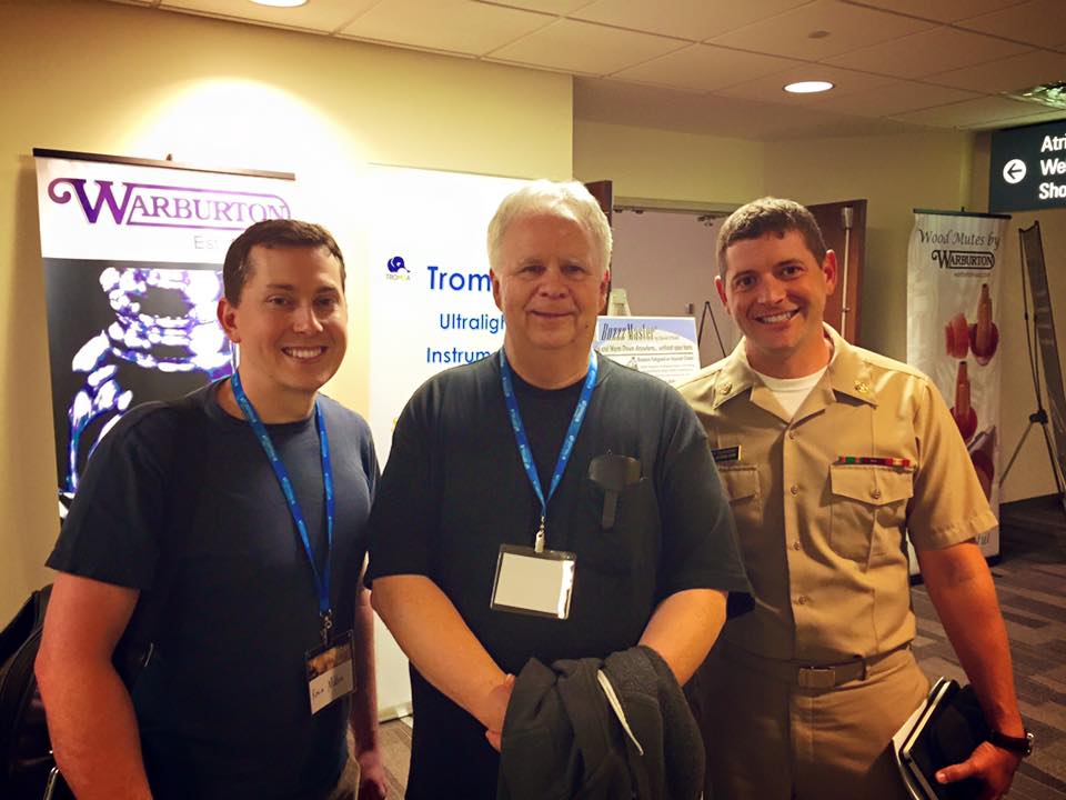 Good times with legendary trumpeter, Malcolm McNab and legendary composer, Kevin McKee