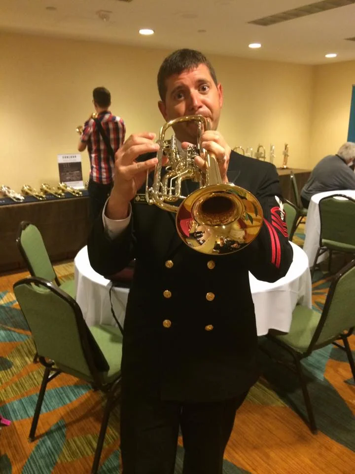 Playing my new Weimann rotary trumpet!