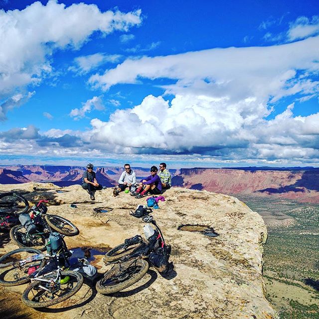 Moon-lit morning, wide open plateaus, deep sandstone canyons, rocky single-track, silent mountaintops, and tired legs! #kokopellistrail