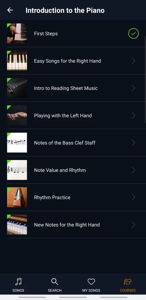 Piano stream sales app
