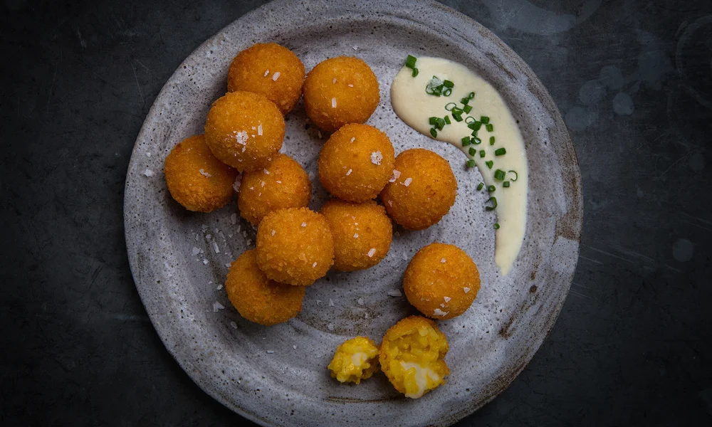 Butternut Squash Arancini, Brown Butter Sage Sauce