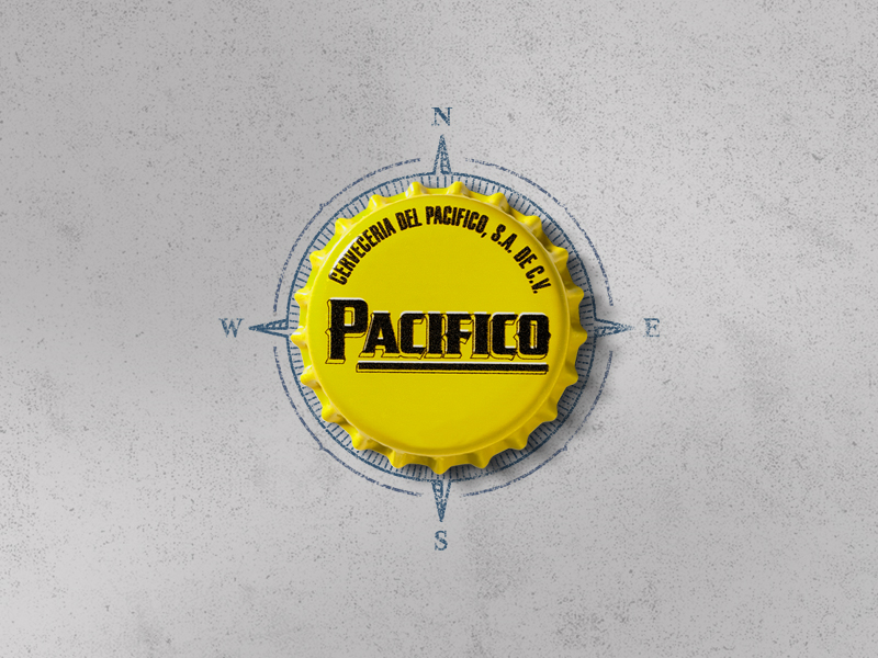 Lot Of 26 Yellow & Black Pacifico Beer Bottle Lids Caps Tops 