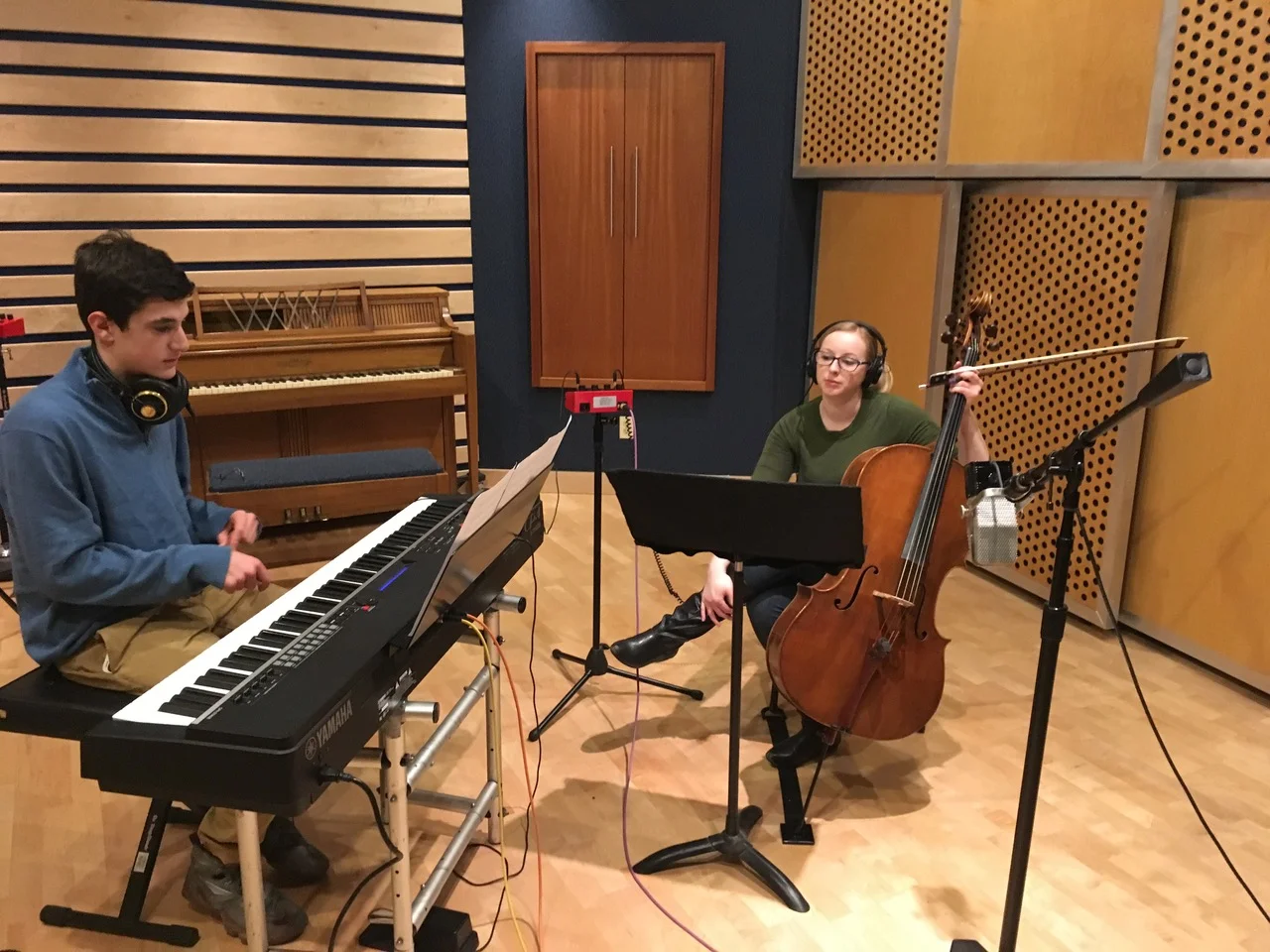 Piano Plus cello recording session (part 1)