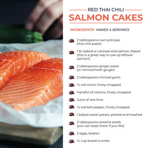 Red Chili Thai Salmon Cakes — Bridgit Danner, Functional Health Coach ...