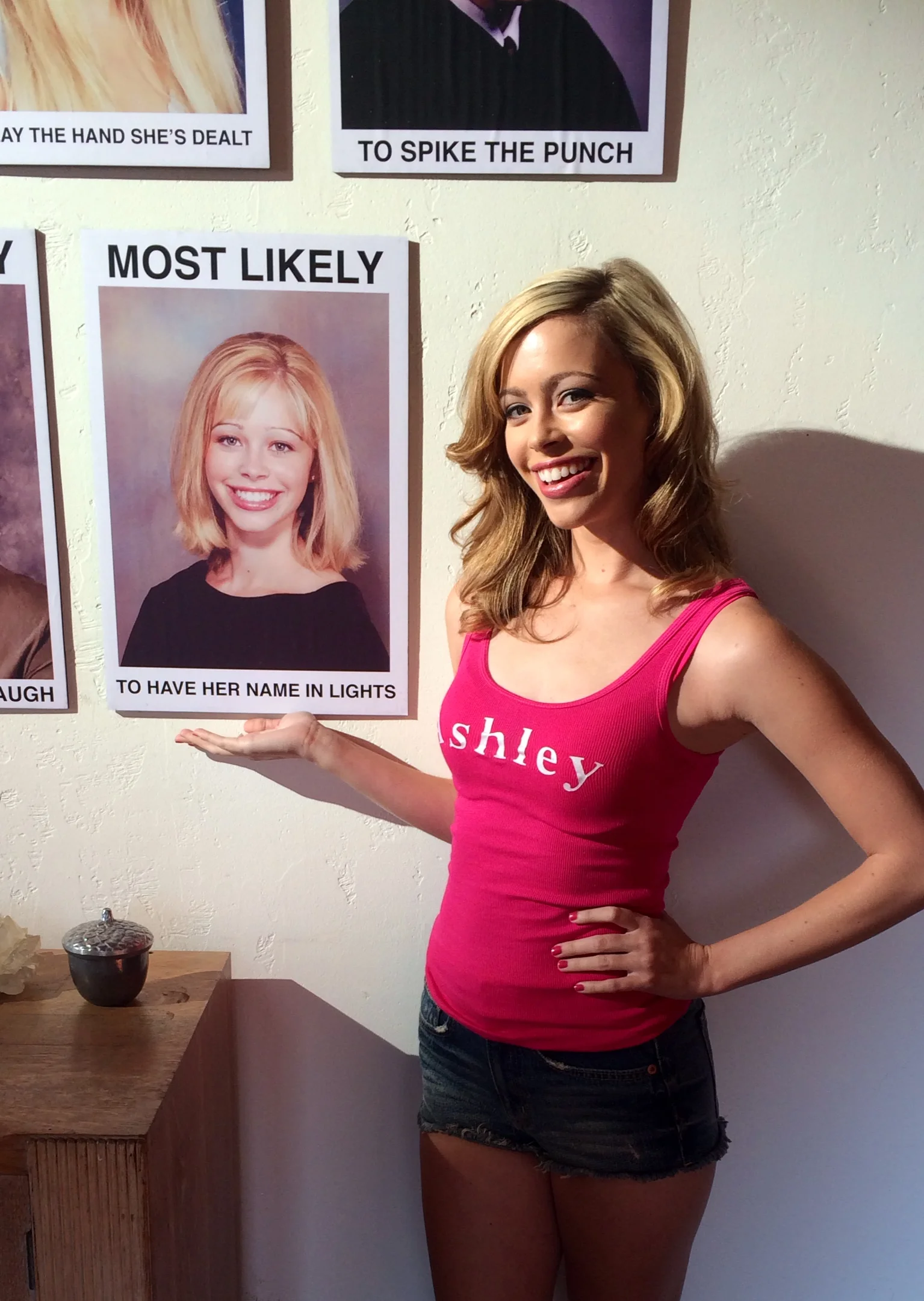 With my senior superlative on the upcoming feature "Most Likely to ...Die"
