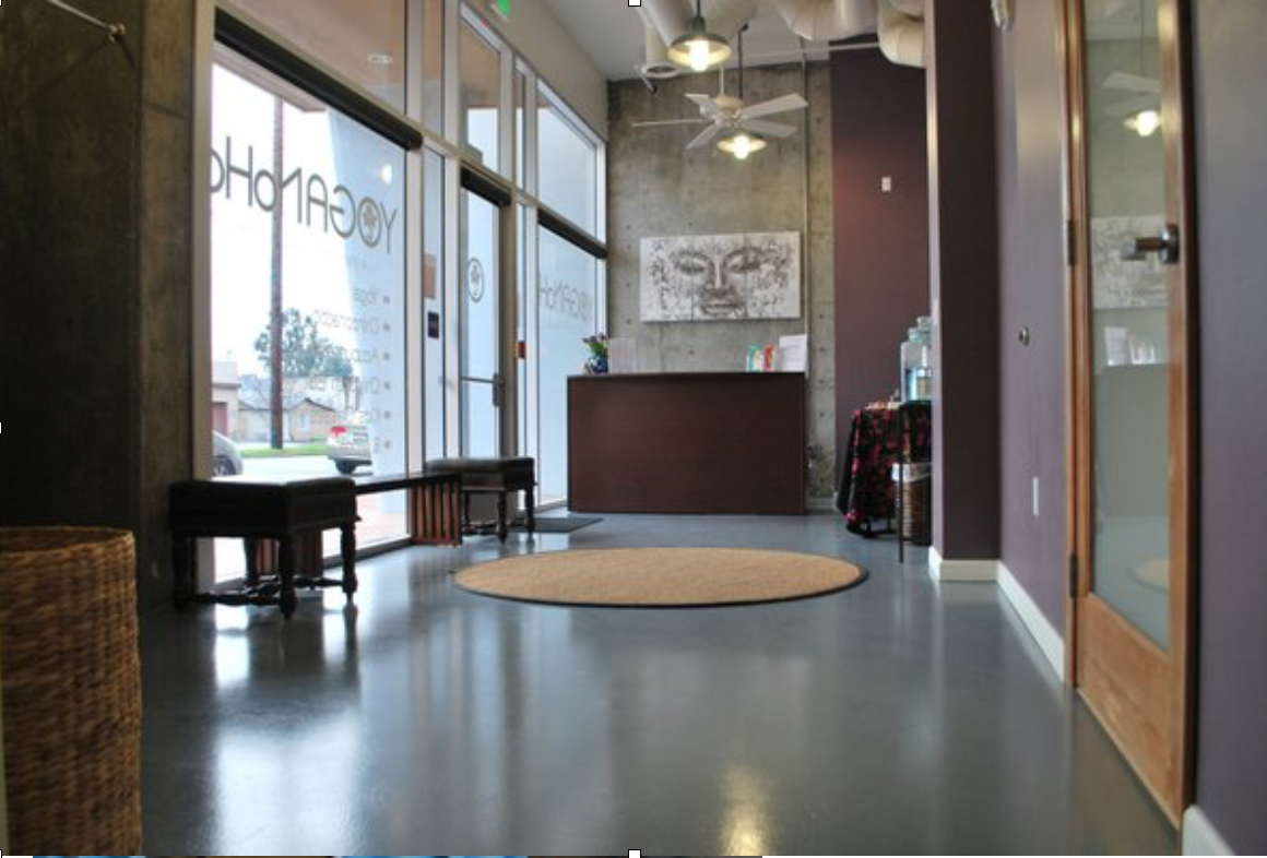 The lobby area