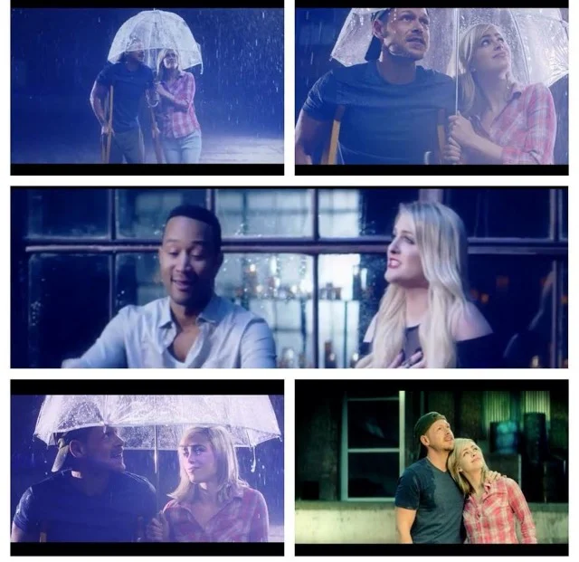 Takes from the music video "Like I'm Gonna Lose You" with Megan Trainor and John Legend
