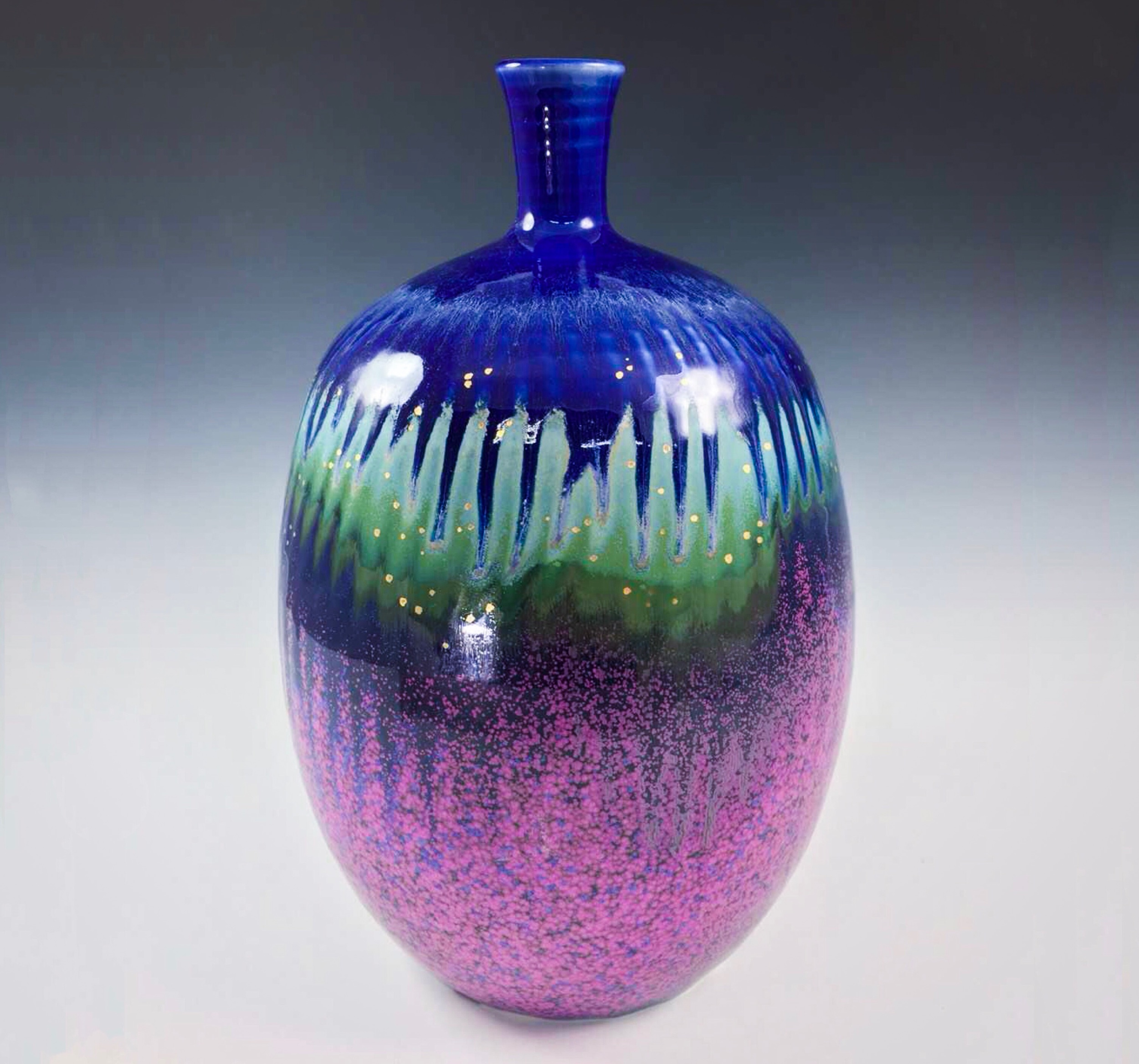 "Rainy Day in Provence" Vase