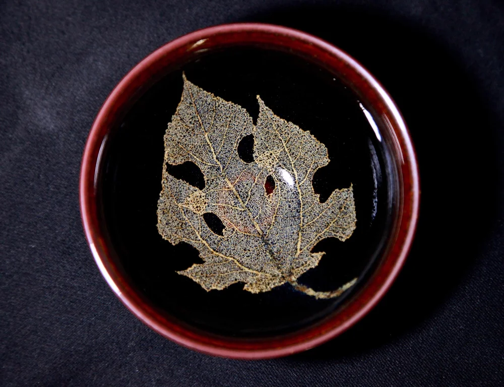 木葉 天目 茶碗 ポストカード：重文 木葉天目茶碗(中国陶磁C12) | ポストカード