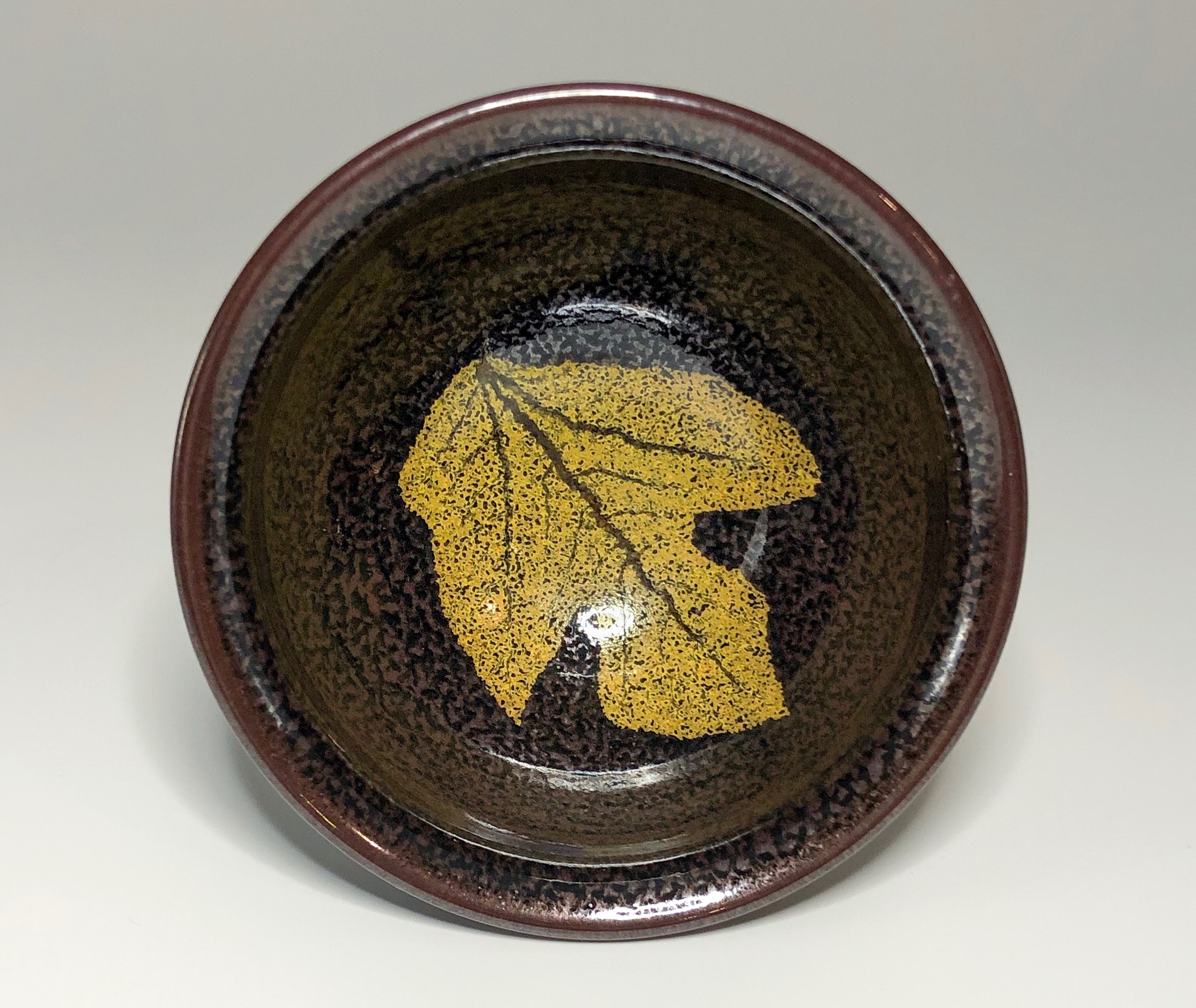 Leaf Tenmoku 木葉天目 Yu Ying Huang Ceramics 黃玉英陶藝 Leaf Tenmoku 木葉天目 Yu Ying Huang Ceramics 黃玉英陶藝