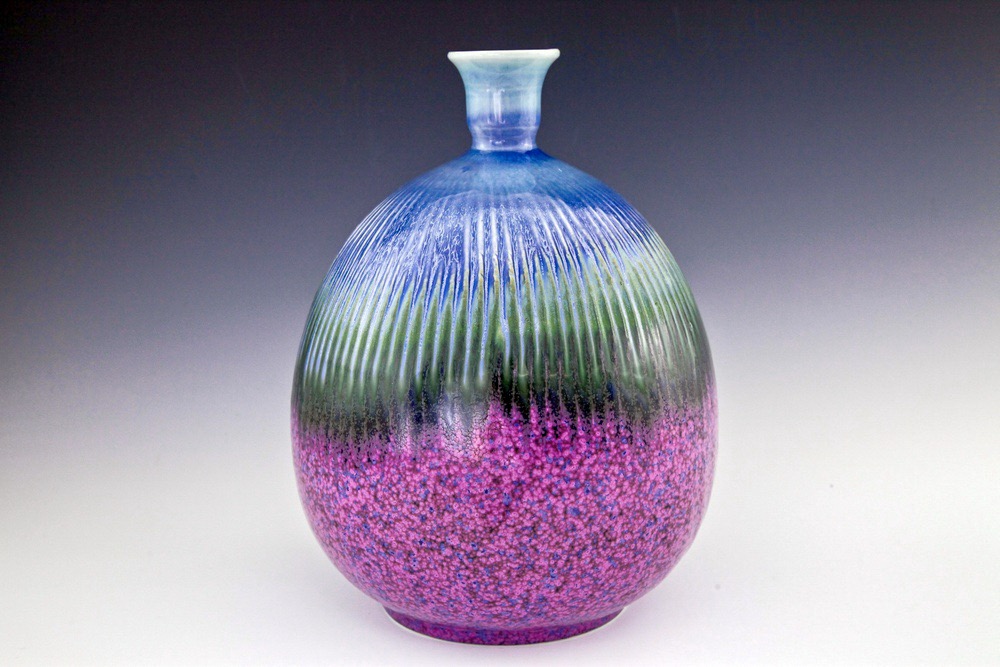"Rainy Day in Provence" Vase