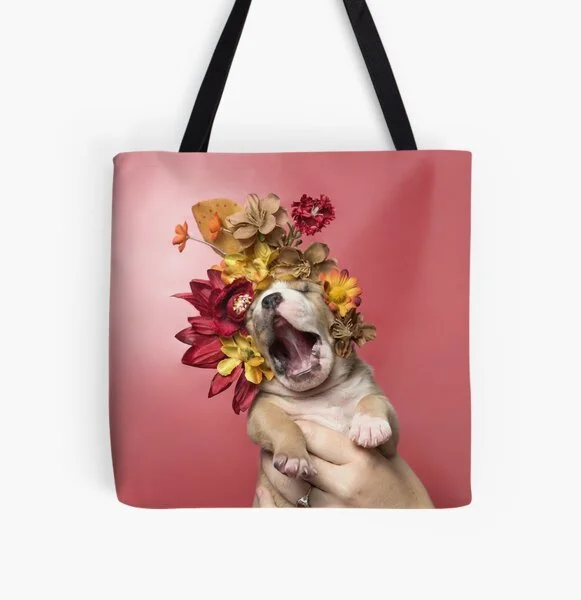 Tote bags (Flower Power designs)