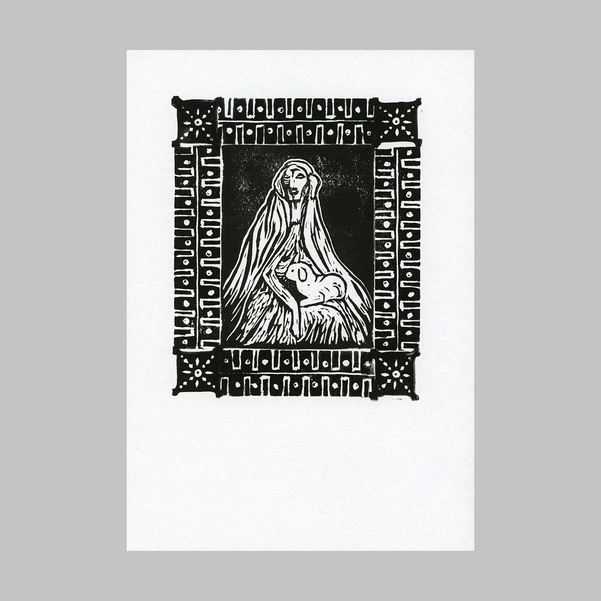 Original block print / Mother IV