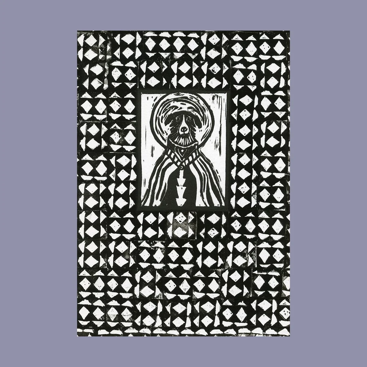 Original block print / The Great Momo VI