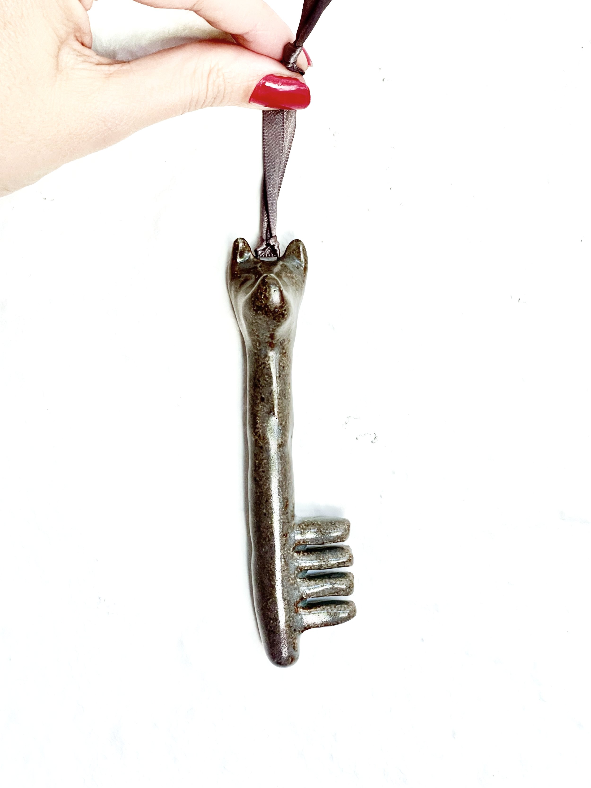Hekate Key, Dark Gray-Brown