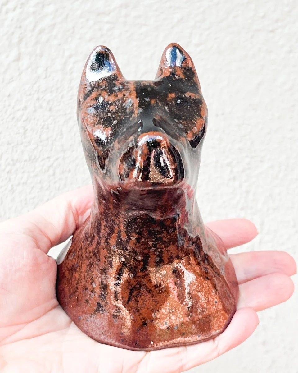 Dog Sculpture Oil Spot