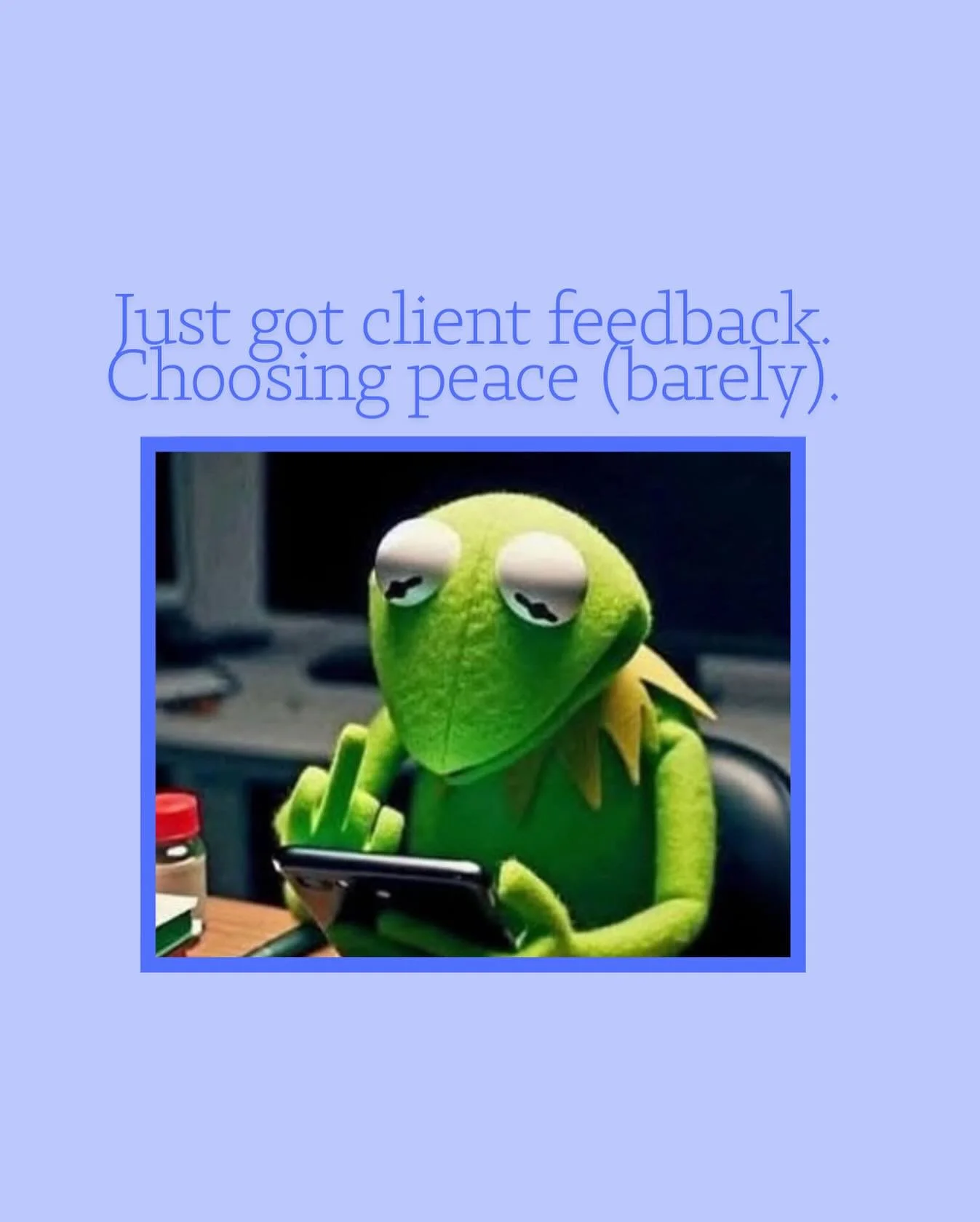 When the feedback hits harder than the espresso.