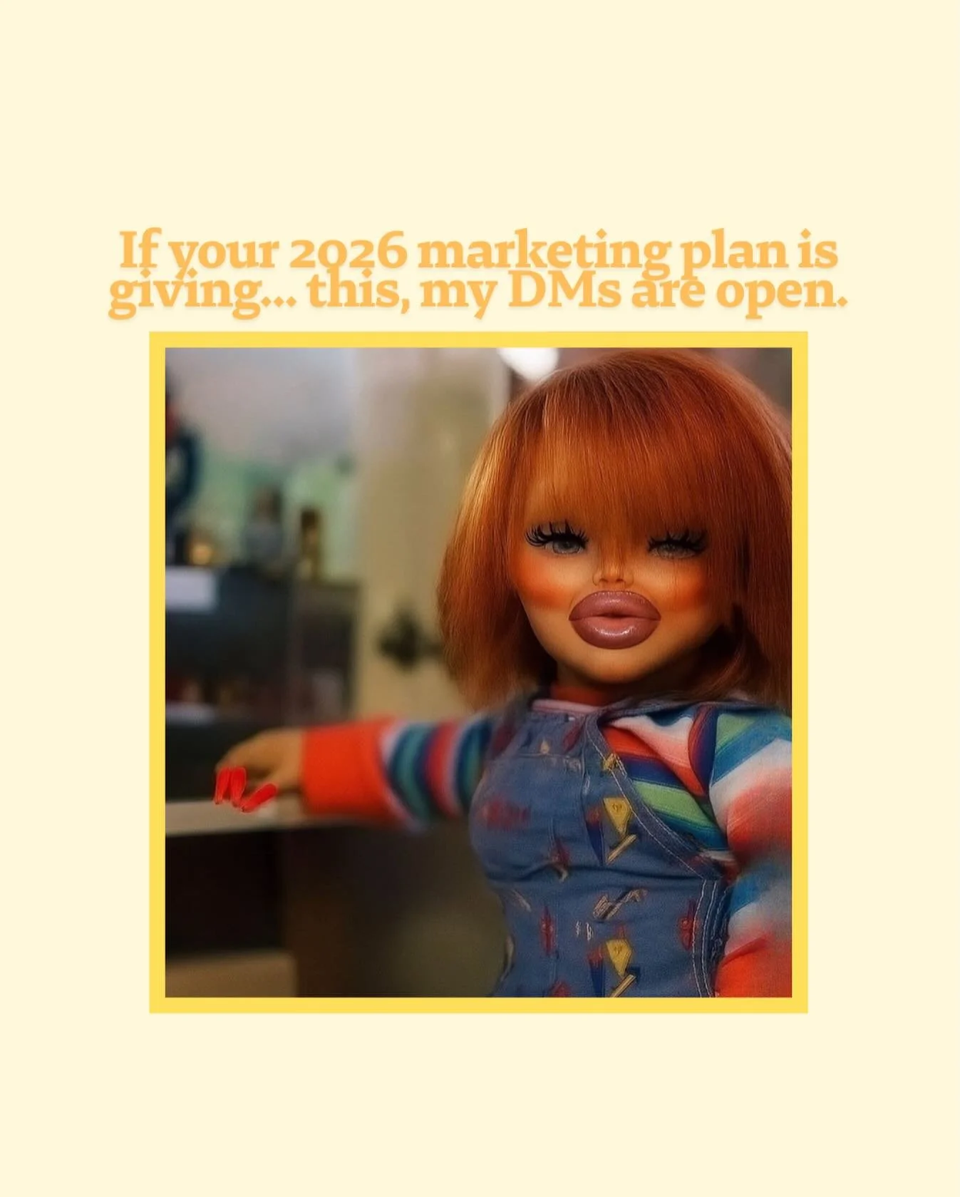 Do not enter 2026 with a marketing plan that looks like she just said &lsquo;trust me&rsquo; and disappeared.